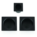 A&W Black Square Sliding Door Pull Kit  | AW995BL