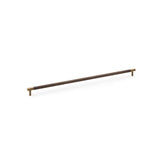 A&W Antique Brass Brunel Knurled T Bar Pull Handle c/c 448mm