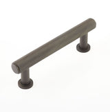 Burlington 128mm Matt Dark Brown Knurled Piccadilly Cabinet Handle | BUR411DB