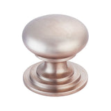 Satin Nickel 25mm Victorian Cupboard Knob | M47ASN