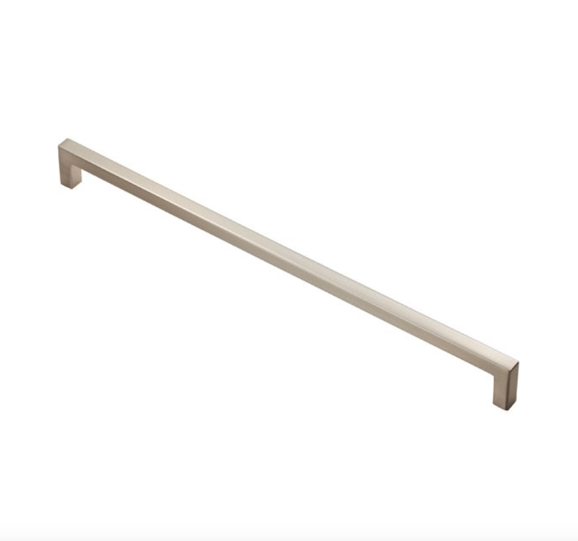 Satin Nickel 320mm Square Section Block Cabinet Handle | FTD401FSN