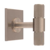 Satin Nickel 50mm Lines T-Bar Knob | FTD711SN