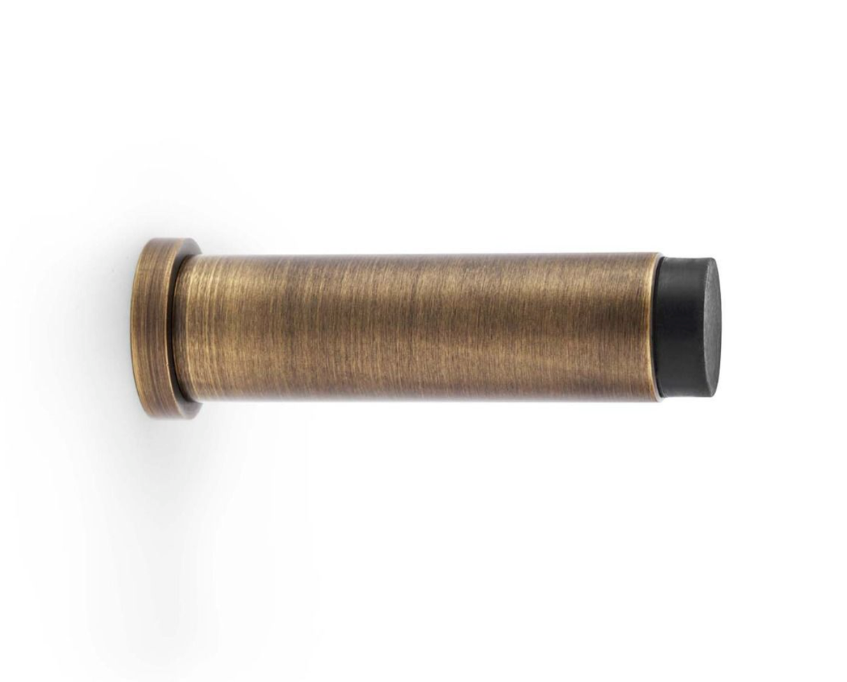 Antique Brass PVD 75mm Projection Door Stop | AW601-75-AB