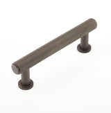 Burlington 224mm Matt Dark Brown Knurled Piccadilly Cabinet Handle | BUR412DB