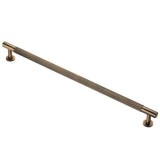 Antique Brass 350mm Lines Pull Handle | FTD710HAB