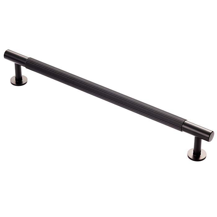 Matt Black 254mm Lines Pull Handle | FTD710EMB