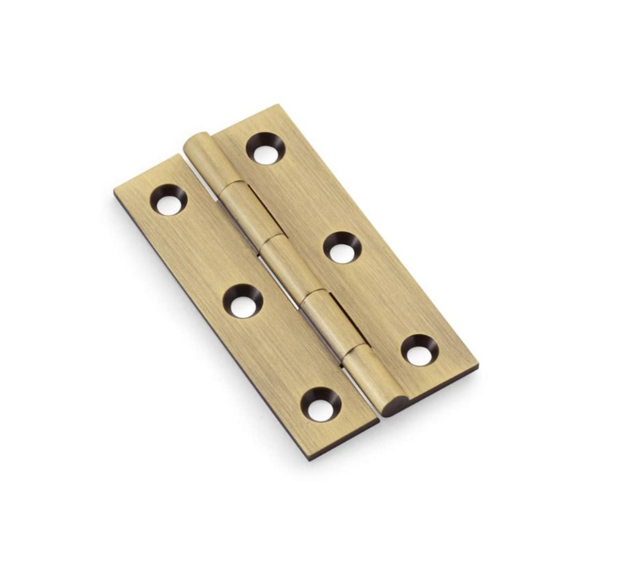 Pair Antique Brass 64mm Cabinet Butt Hinge | AW064-CH-AB