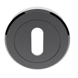 Serozetta Black Nickel 51mm Standard Profile Key Escutcheon | SZM003BN