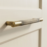Antique Brass Linear T Bar Pull Handle - 160mm c/c  |  IXC710CAB