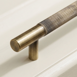 Antique Brass Linear T Bar Pull Handle - 160mm c/c  |  IXC710CAB