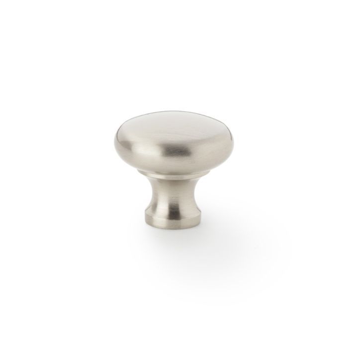 A&W Satin Nickel 32mm Wade Round Cupboard Knob | AW836-32-SN