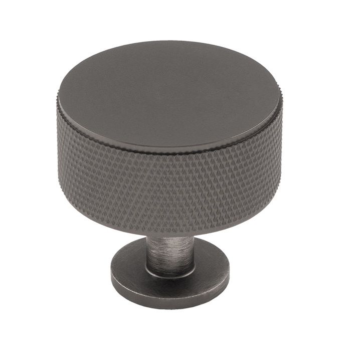 Anthracite 35mm Knurled Cupboard Knob | FTD703ANT