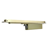 Rutland Satin Brass Designer Slide Arm Overhead Door Closer | TS.11204 SB