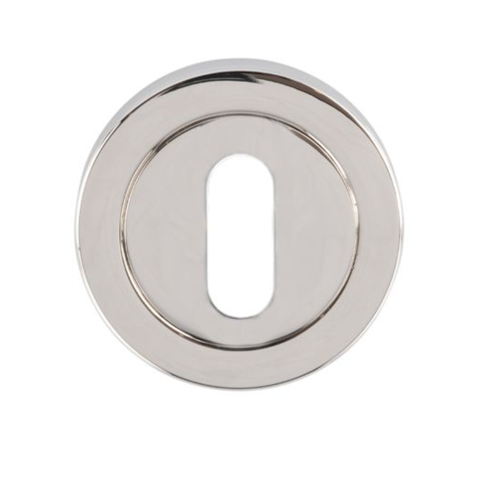 Carlisle Brass Polished Nickel Standard Keyhole Escutcheon | EUL002PN