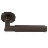 Matt Bronze Masano Lever on Round Rose | EUL070MBRZ