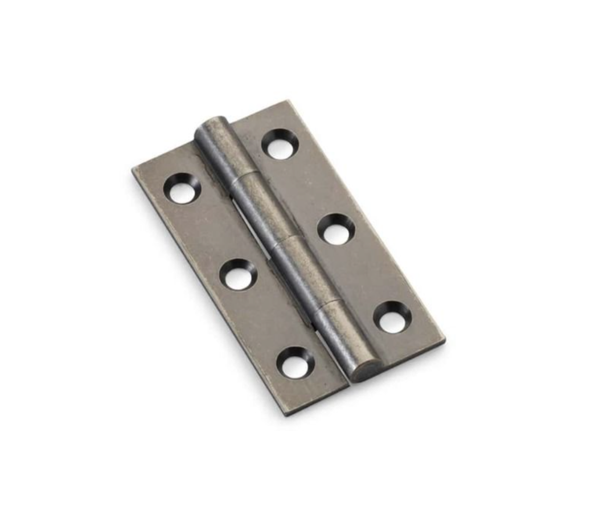 Pair Pewter 50mm Cabinet Butt Hinge | AW050-CH-PWT