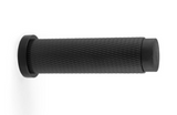Matt Black 75mm Knurled Projection Door Stop | AW600-75-BL