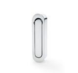 A&W Polished Chrome Radius Sliding Door Edge Flush Pull  | AW991PC