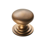 Antique Brass 32mm Victorian Cupboard Knob | M47BAB