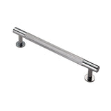 Polished Chrome 190mm Knurled Pull Handle | FTD700CCP