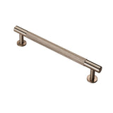 Satin Nickel 190mm Knurled Pull Handle | FTD700CSN