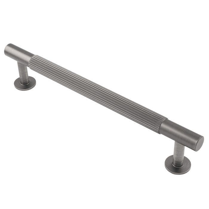 Anthracitre 190mm Lines Pull Handle | FTD710CANT