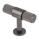 Anthracite 50mm Lines T-Bar Knob | FTD711ANT