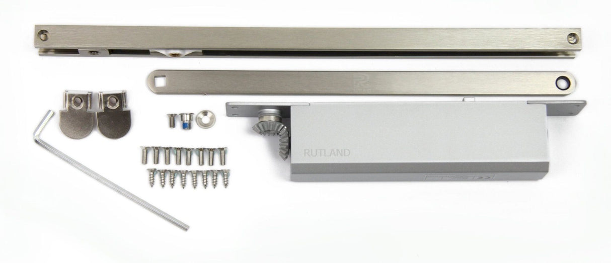 Rutland Electro Brass Concealed Cam Action Door Closer | ITS.11204PVD (11171)