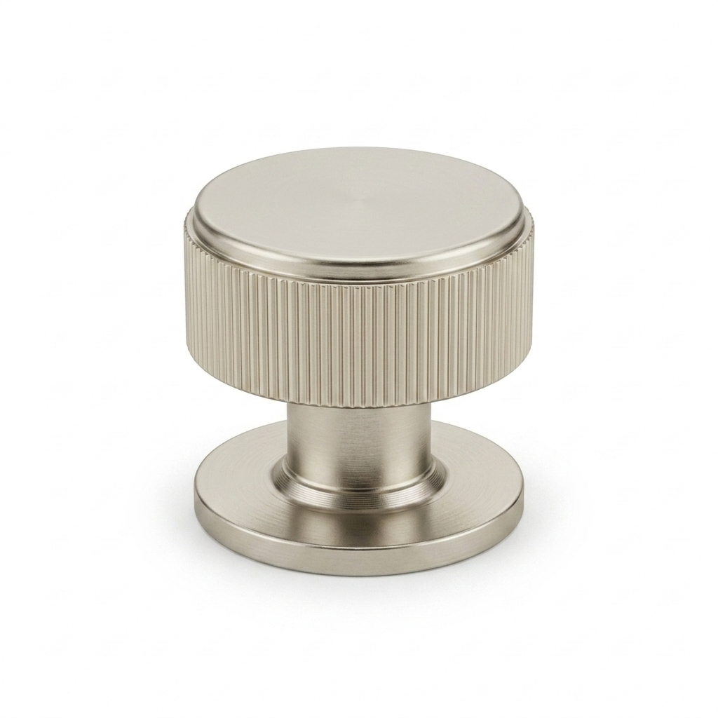 Satin Nickel Linear Cupboard Knob - 34mm dia.  |  IXC713SN