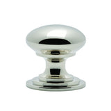 Polished Nickel 42mm Victorian Cupboard Knob | M47DPN