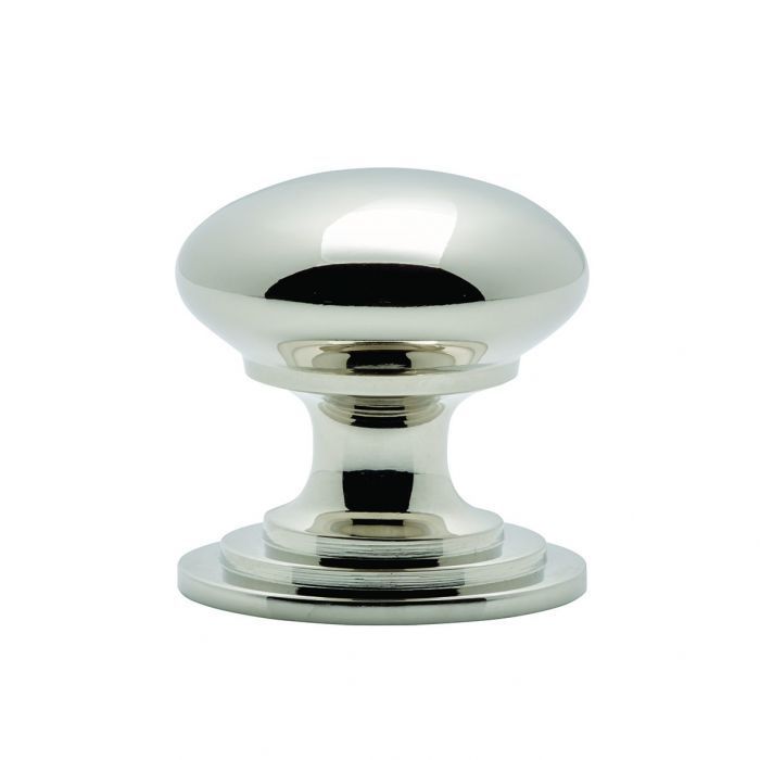 Polished Nickel 50mm Victorian Cupboard Knob | M47EPN