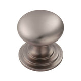 Stainless Steel Effect 42mm Victorian Cupboard Knob | M47DSSE