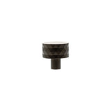 Millhouse Brass Urban Dark Bronze Chrysler Diamond Round Cabinet Knob  |  MHCD1530UDB