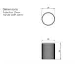 Millhouse Brass Satin Nickel Paddington Spiral Cylinder Cabinet Knob  |  MHCS1420SN