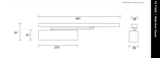 Rutland Polished Nickel Slide Arm Overhead Door Closer | TS.11204 PNP (11347)