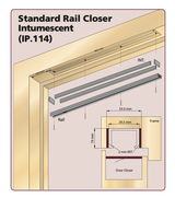 Rutland Satin Nickel Concealed Cam Action Door Closer | ITS.11204SNP (11173)