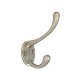 Alexander & Wilks Satin Nickel Victorian Hat & Coat Hooks | AW770SN