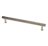 A&W Crispin Polished Nickel Knurled T Bar Pull Handle c/c 224mm