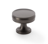 Alexander and Wilks 32mm Dark Bronze Lynd Cupboard Knob | AW808-32-DBZ