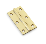 Pair Satin Brass 75mm Cabinet Butt Hinge | AW075-CH-SB