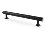 A&W Leila Matt Black 160mm Hammered T Bar Pull Handle | AW817-160-BL