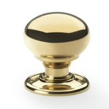 Set Alexander and Wilks Unlaquered Brass 41mm Kershaw Mortice / Rim Door Knob