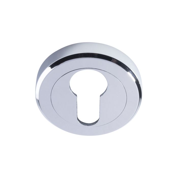 Serozetta Polished Chrome 51mm Euro Profile Key Escutcheon | SZM001CP