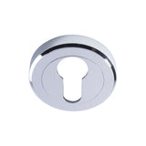 Serozetta Polished Chrome 51mm Euro Profile Key Escutcheon | SZM001CP