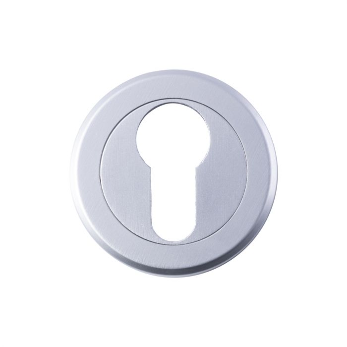 Serozetta Satin Chrome 51mm Euro Profile Key Escutcheon | SZM001SC