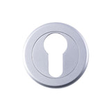 Serozetta Satin Chrome 51mm Euro Profile Key Escutcheon | SZM001SC