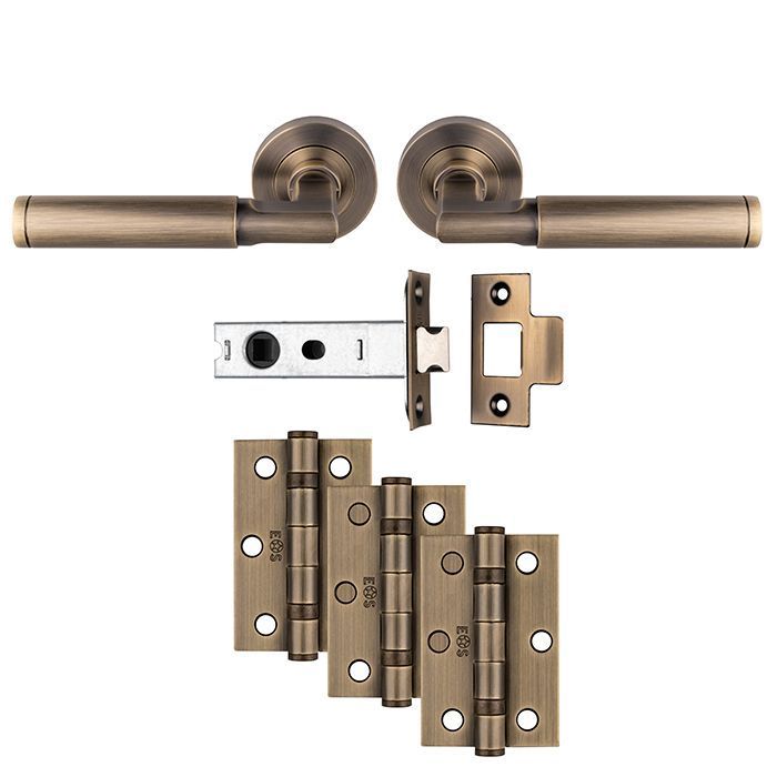 Antique Brass Belas Latch Pack - Ultimate Door Pack